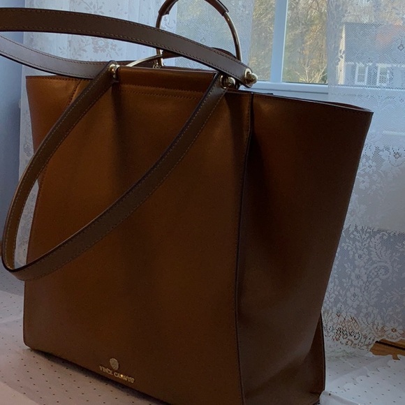 Vince Camuto gold metal handles tote - Picture 2 of 3